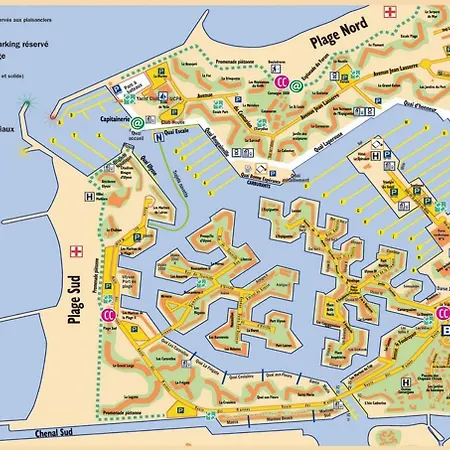 Port Camargue, 5 Pers, 350 M Plage, Grande Terrasse Plein Sud, Separee